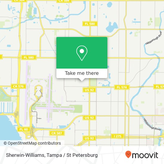 Sherwin-Williams map