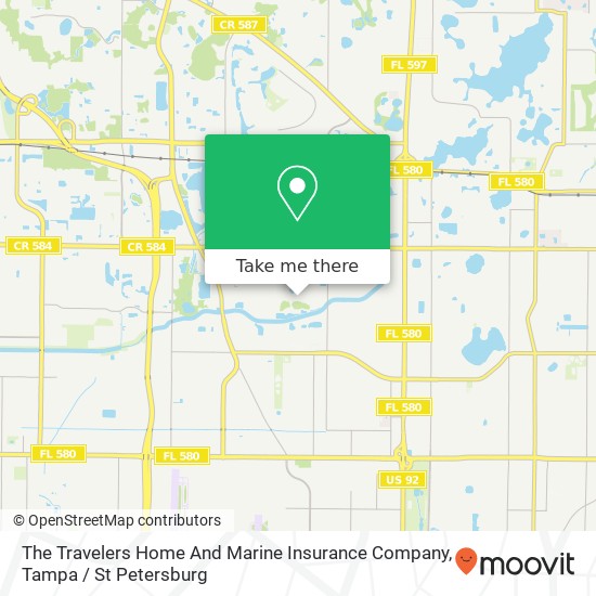 The Travelers Home And Marine Insurance Company map