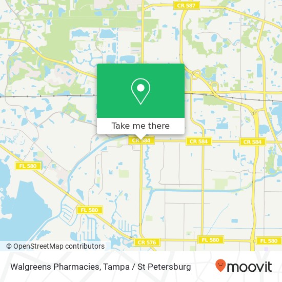 Walgreens Pharmacies map