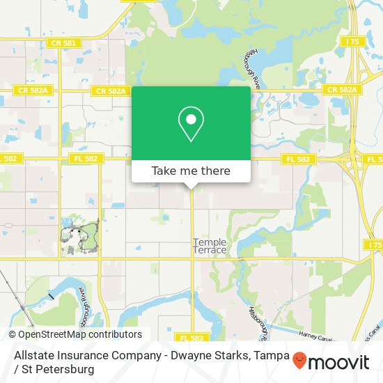 Mapa de Allstate Insurance Company - Dwayne Starks