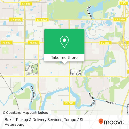 Mapa de Baker Pickup & Delivery Services