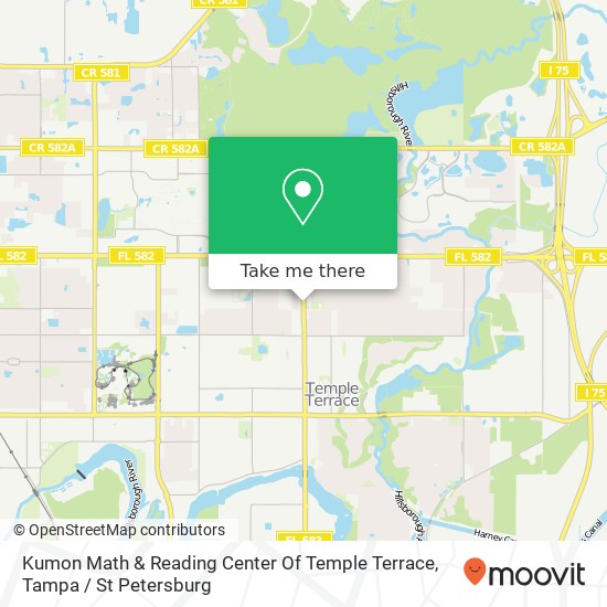 Mapa de Kumon Math & Reading Center Of Temple Terrace