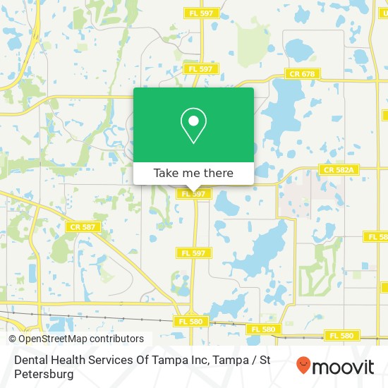 Dental Health Services Of Tampa Inc map