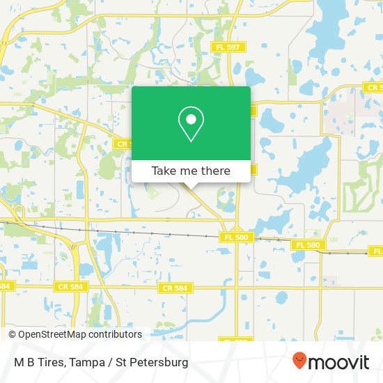 M B Tires map