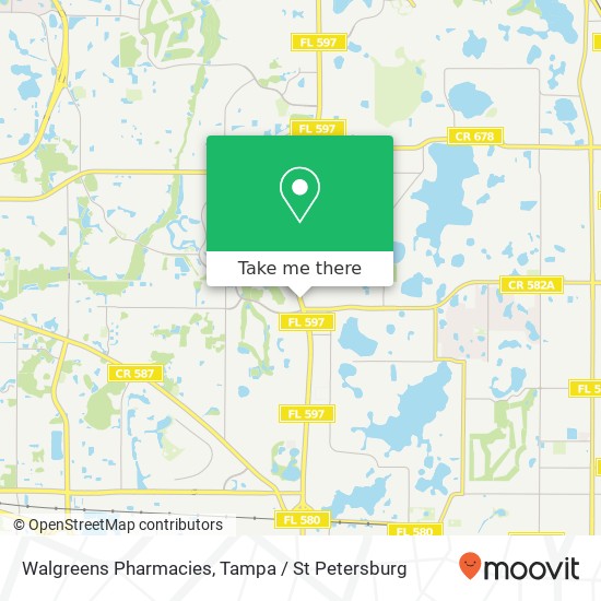 Walgreens Pharmacies map