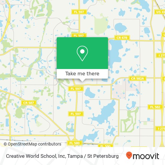 Creative World School, Inc map