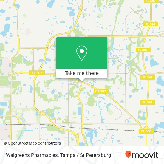 Walgreens Pharmacies map