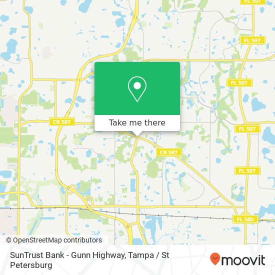 SunTrust Bank - Gunn Highway map