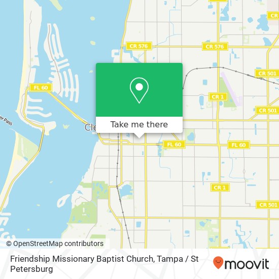 Mapa de Friendship Missionary Baptist Church