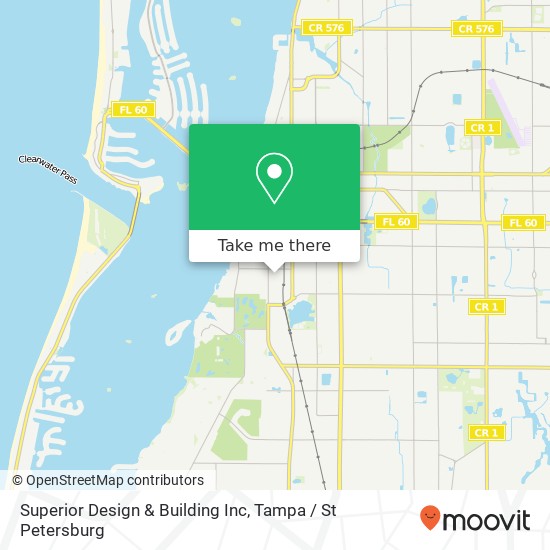 Mapa de Superior Design & Building Inc