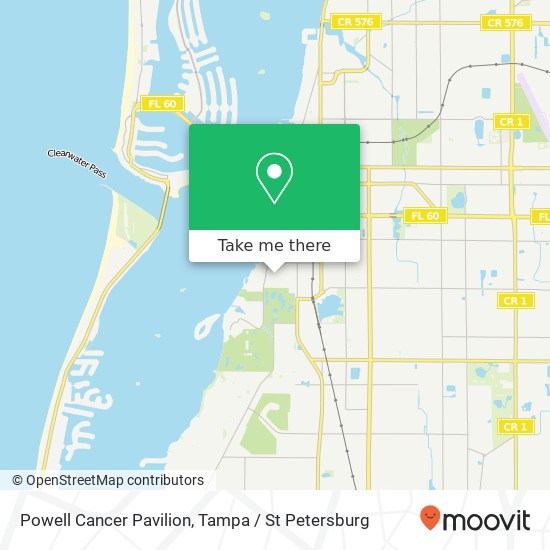 Mapa de Powell Cancer Pavilion