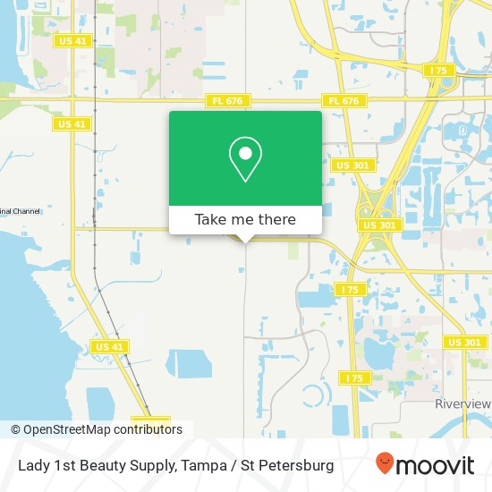 Lady 1st Beauty Supply map