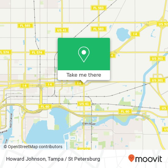 Howard Johnson map