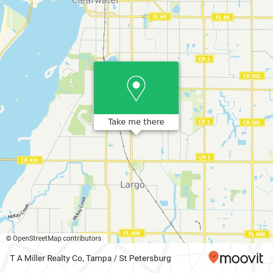 T A Miller Realty Co map