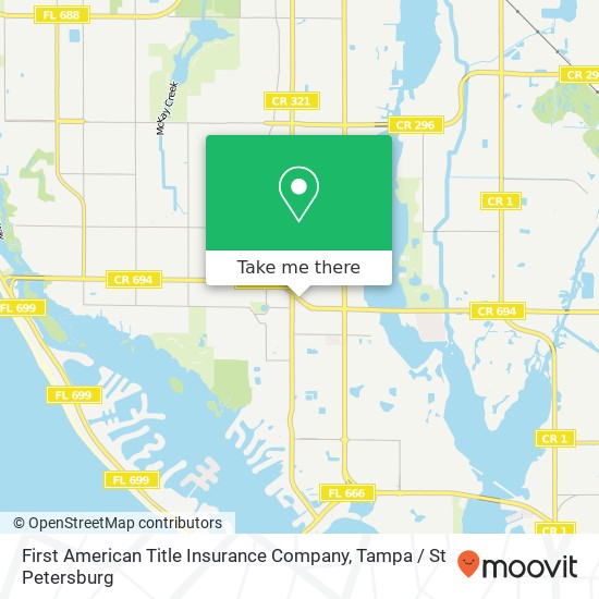 Mapa de First American Title Insurance Company