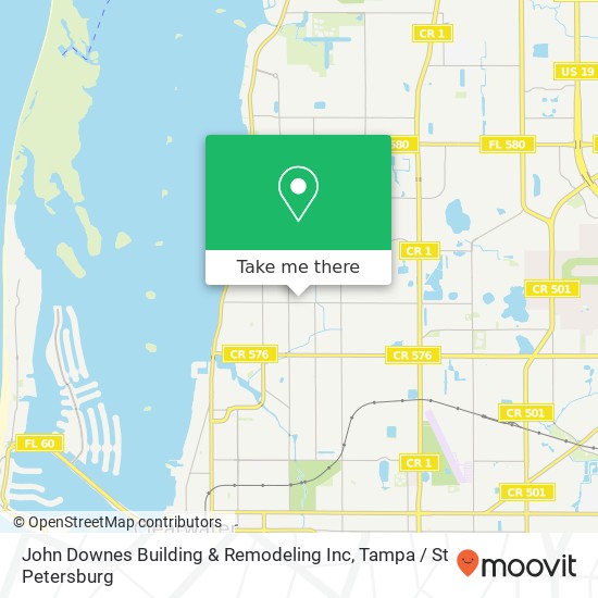 Mapa de John Downes Building & Remodeling Inc