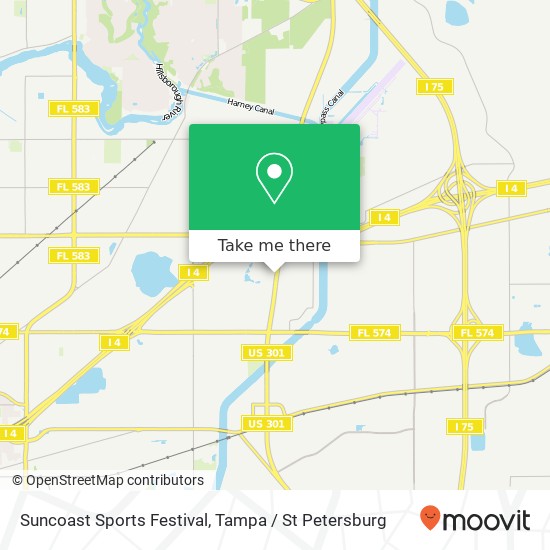 Suncoast Sports Festival map