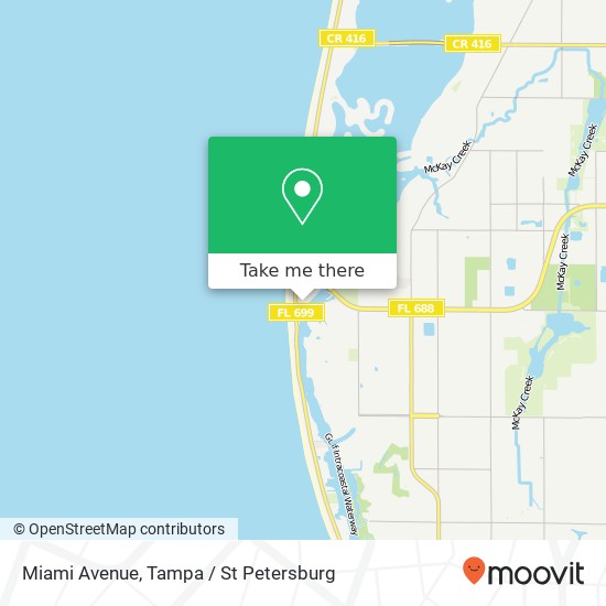 Miami Avenue map