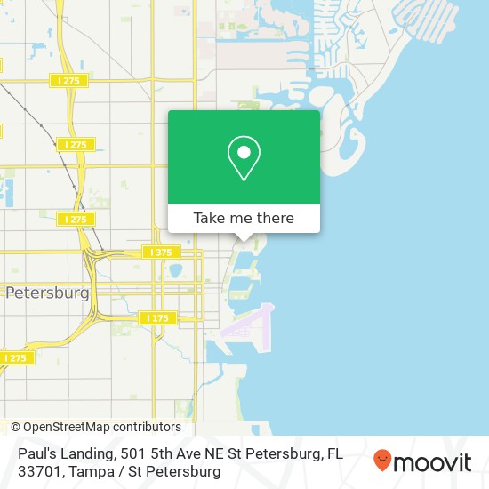 Paul's Landing, 501 5th Ave NE St Petersburg, FL 33701 map