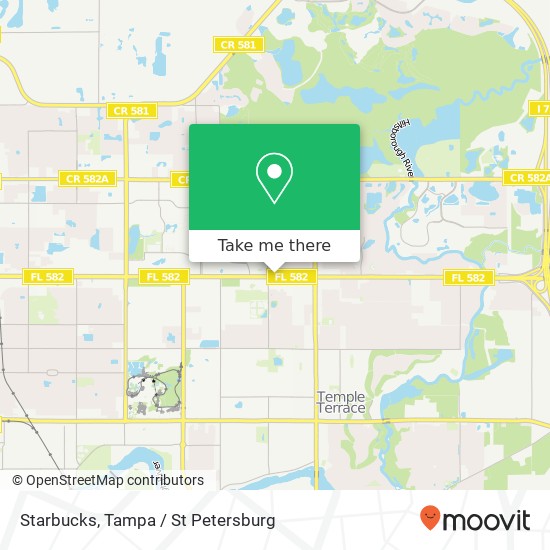 Starbucks, 5006 E Fowler Ave Tampa, FL 33617 map