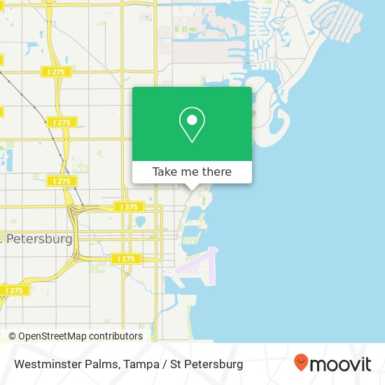 Westminster Palms map