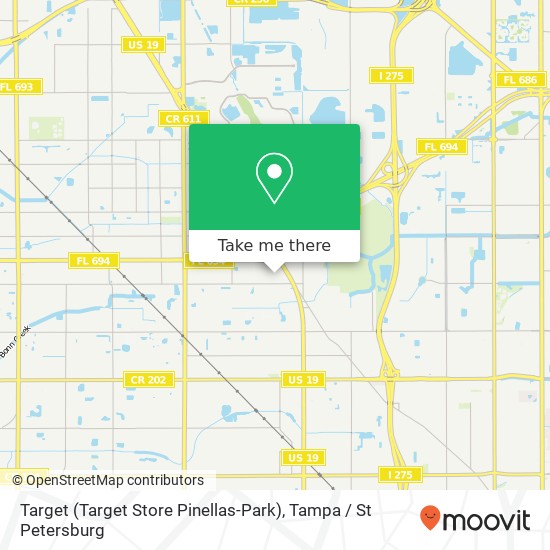 Target (Target Store Pinellas-Park) map
