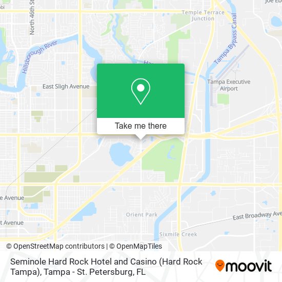 Seminole Hard Rock Hotel and Casino (Hard Rock Tampa) map