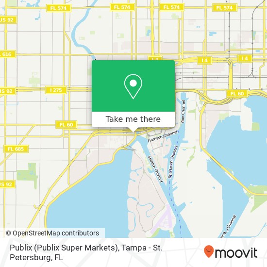 Publix (Publix Super Markets) map