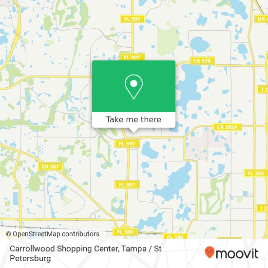 Carrollwood Shopping Center map