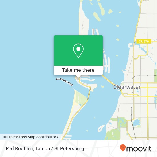 Red Roof Inn map