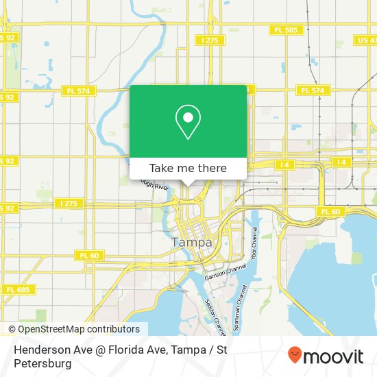 Mapa de Henderson Ave @ Florida Ave