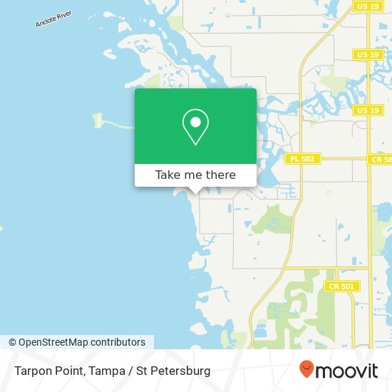 Tarpon Point map