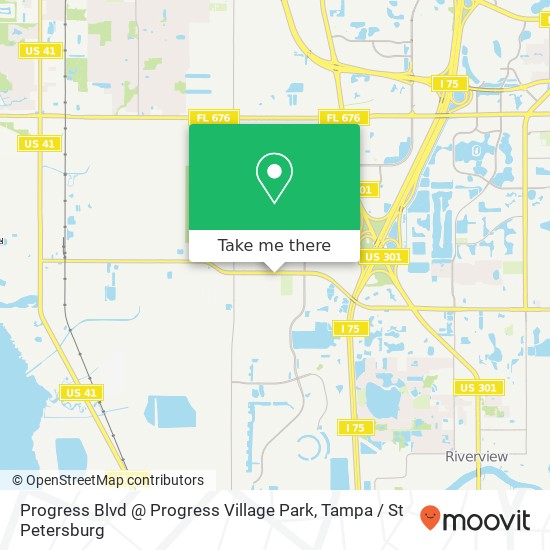 Mapa de Progress Blvd @ Progress Village Park