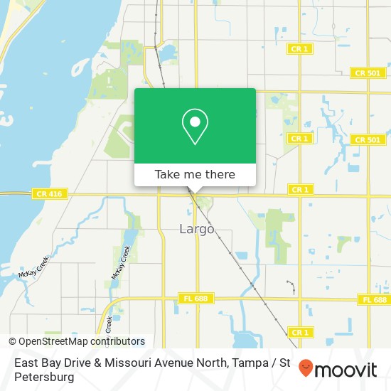 East Bay Drive & Missouri Avenue North map