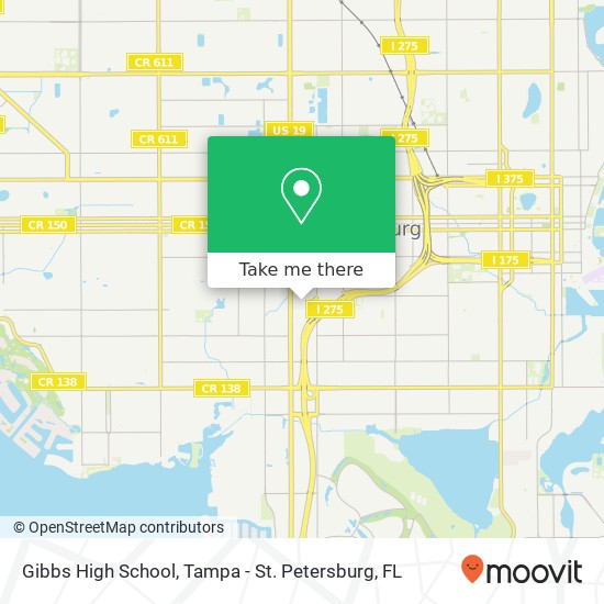 Gibbs High School map