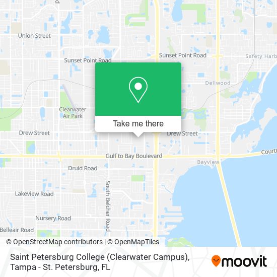 Mapa de St. Pete College (Clearwater Campus)