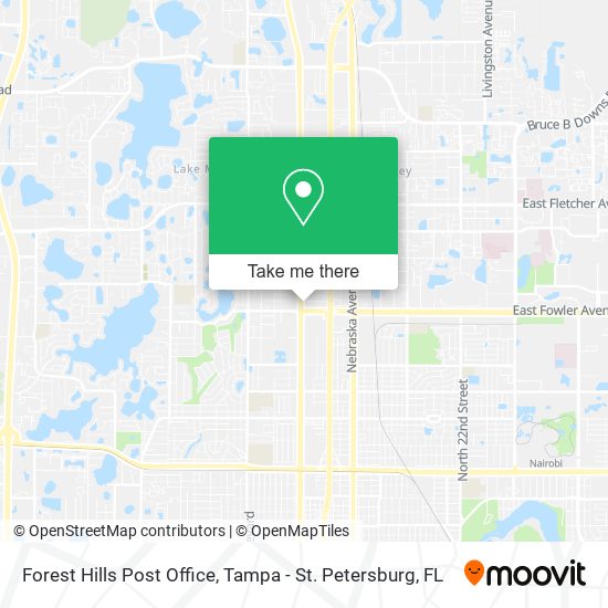 Mapa de Forest Hills Post Office