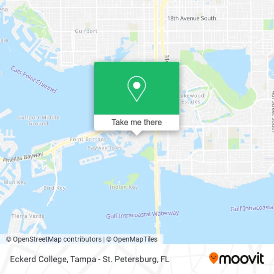 Mapa de Eckerd College