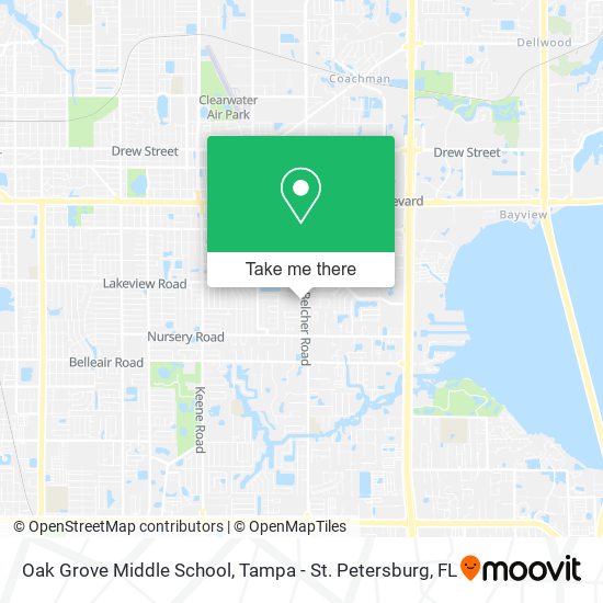 Oak Grove Middle School map