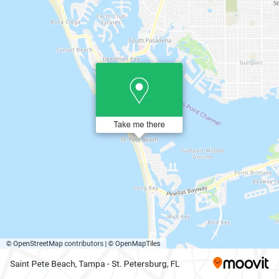 Saint Pete Beach map