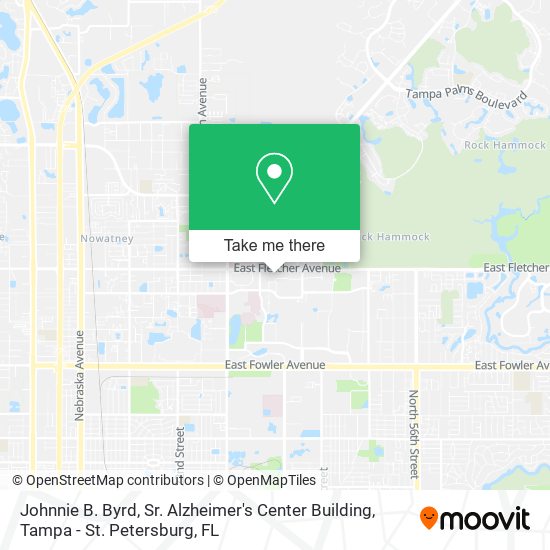 Johnnie B. Byrd, Sr. Alzheimer's Center Building map