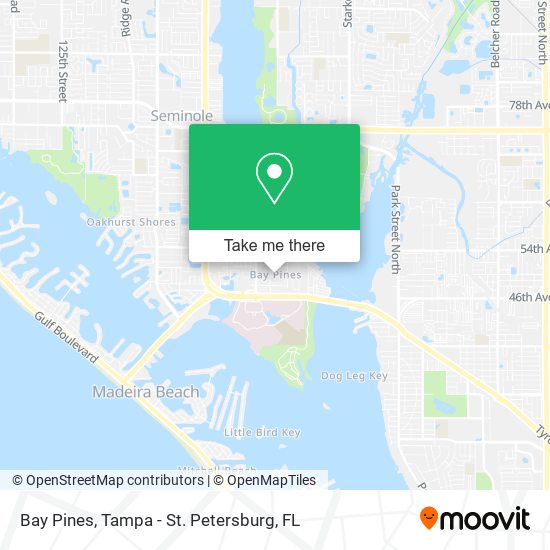 Mapa de Bay Pines