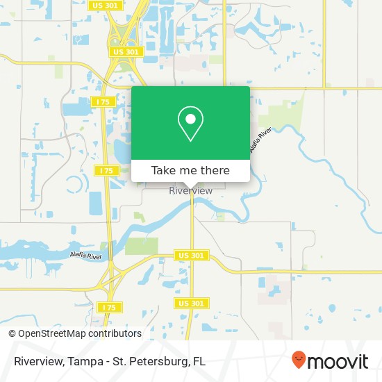 Mapa de Riverview