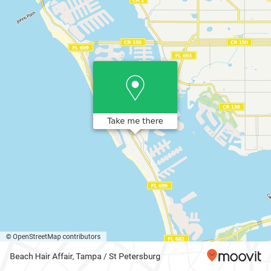 Beach Hair Affair map