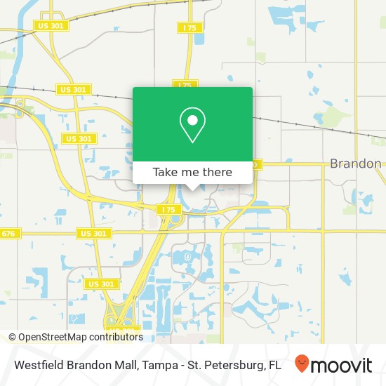 Mapa de Westfield Brandon Mall