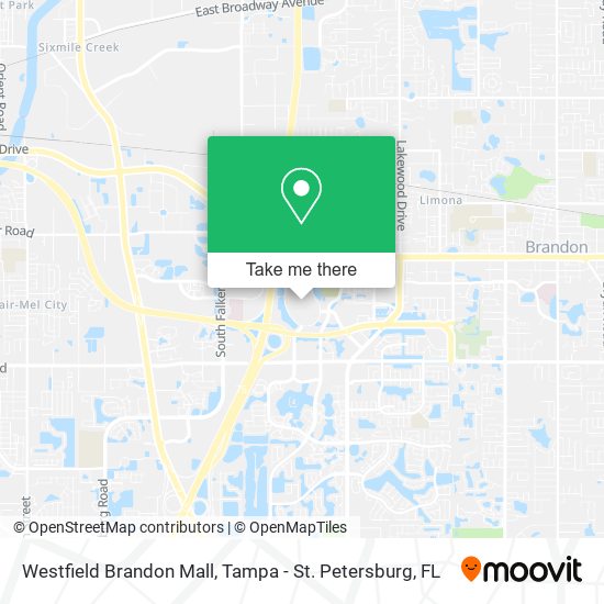 Mapa de Westfield Brandon Mall