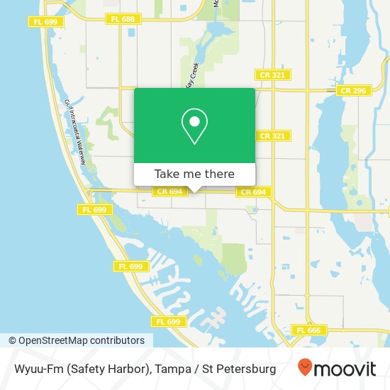 Wyuu-Fm (Safety Harbor) map