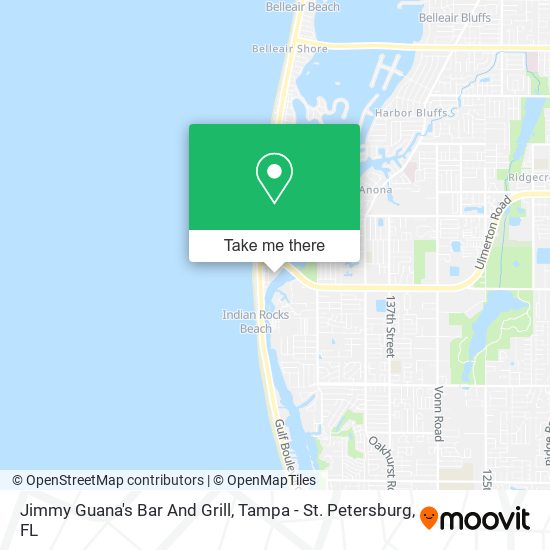 Mapa de Jimmy Guana's Bar And Grill