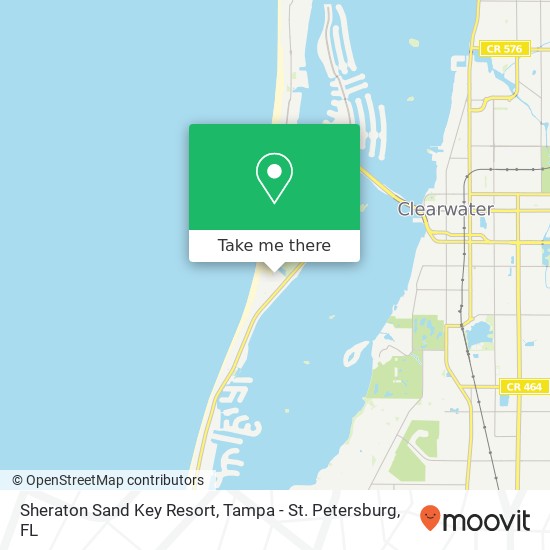 Sheraton Sand Key Resort map
