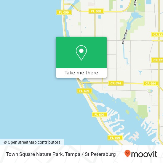 Town Square Nature Park map